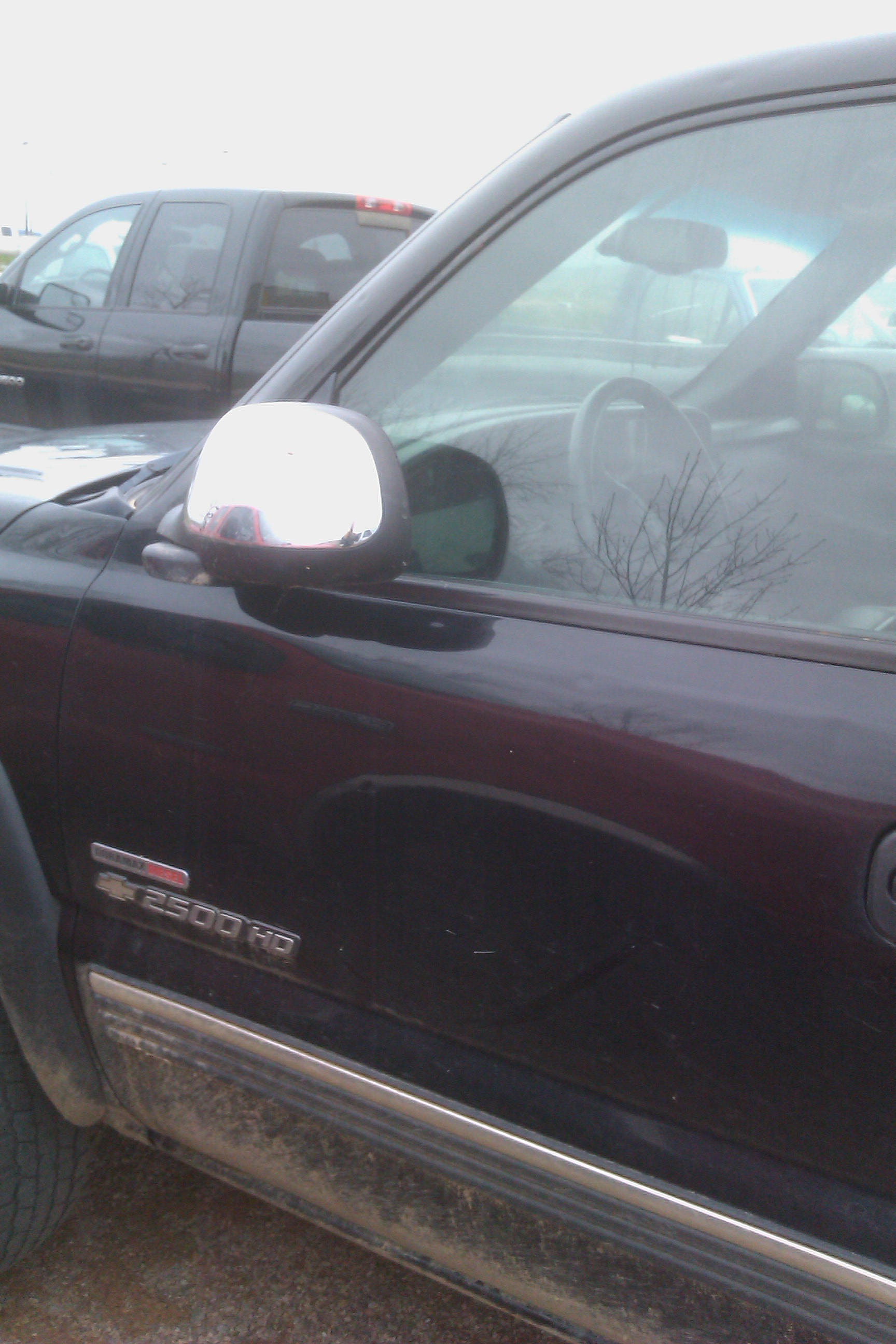 Always fold or cover mirrors before hauling or towing.